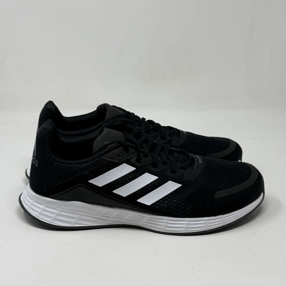 Adidas Duramo SL Sneakers Mens 9 Black White Lightweight Running Walking Shoes